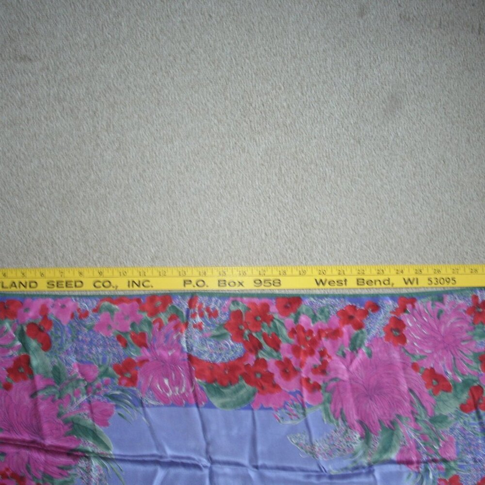 Vintage Vana Silk Square Scarf - Picture 2 of 6